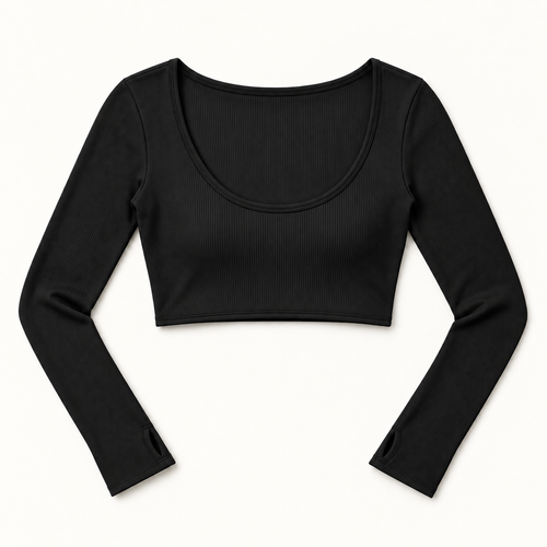 Faith Long Sleeve negro, imagen ilustrativa provisional