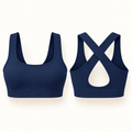 Top Cross Dark Navy, front and cross-back; illustrative image